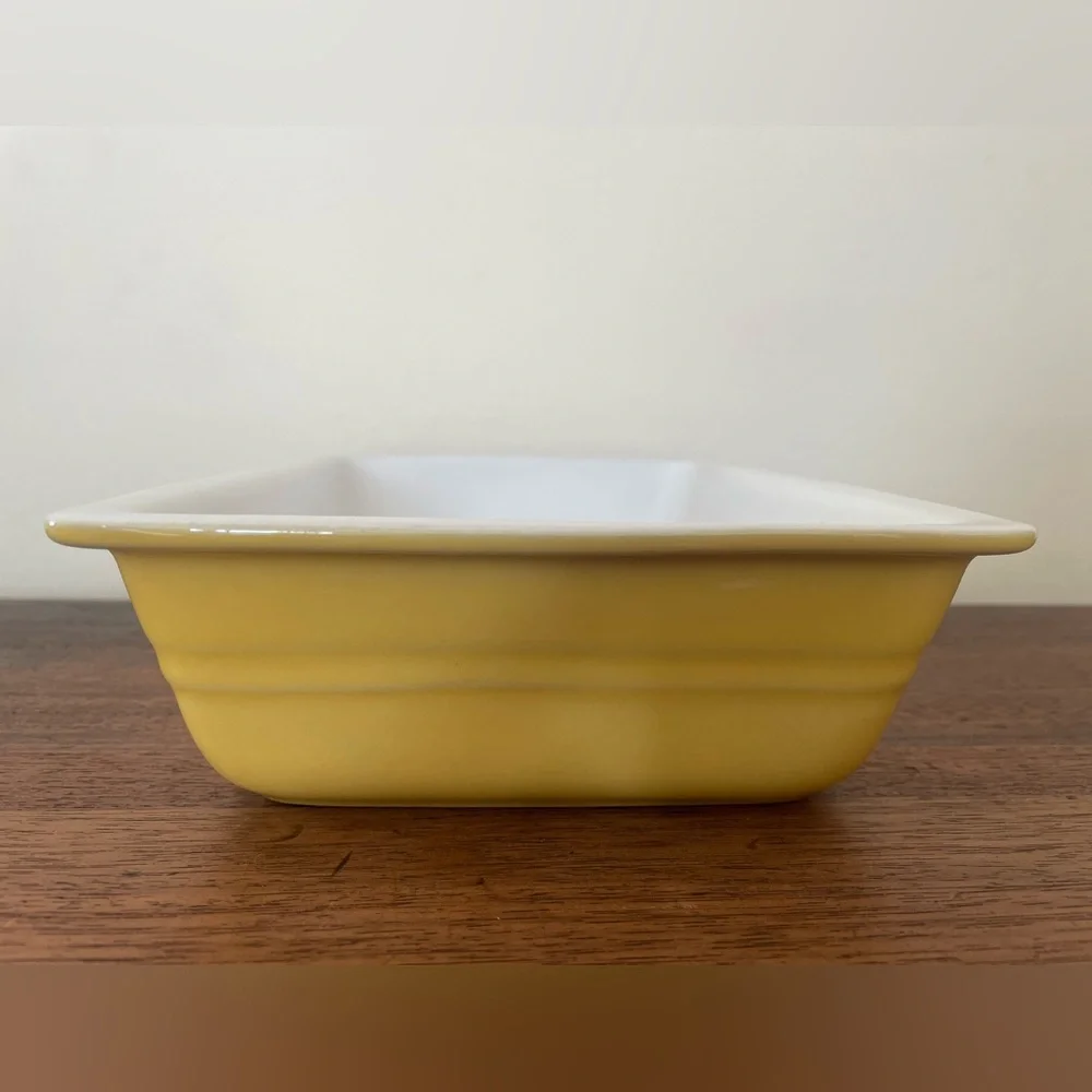 Sur La Table Yellow Rooster Embossed Baking Dish
